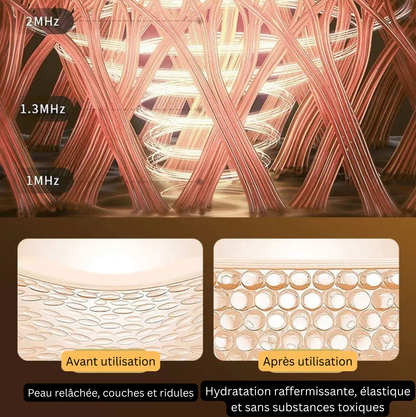 Appareil de massage liftant éclatant pour le visage et le cou de Jeunesse Élégante