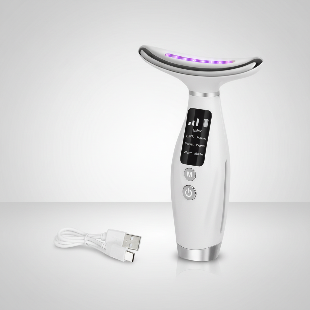 Appareil de massage liftant éclatant pour le visage et le cou de Jeunesse Élégante