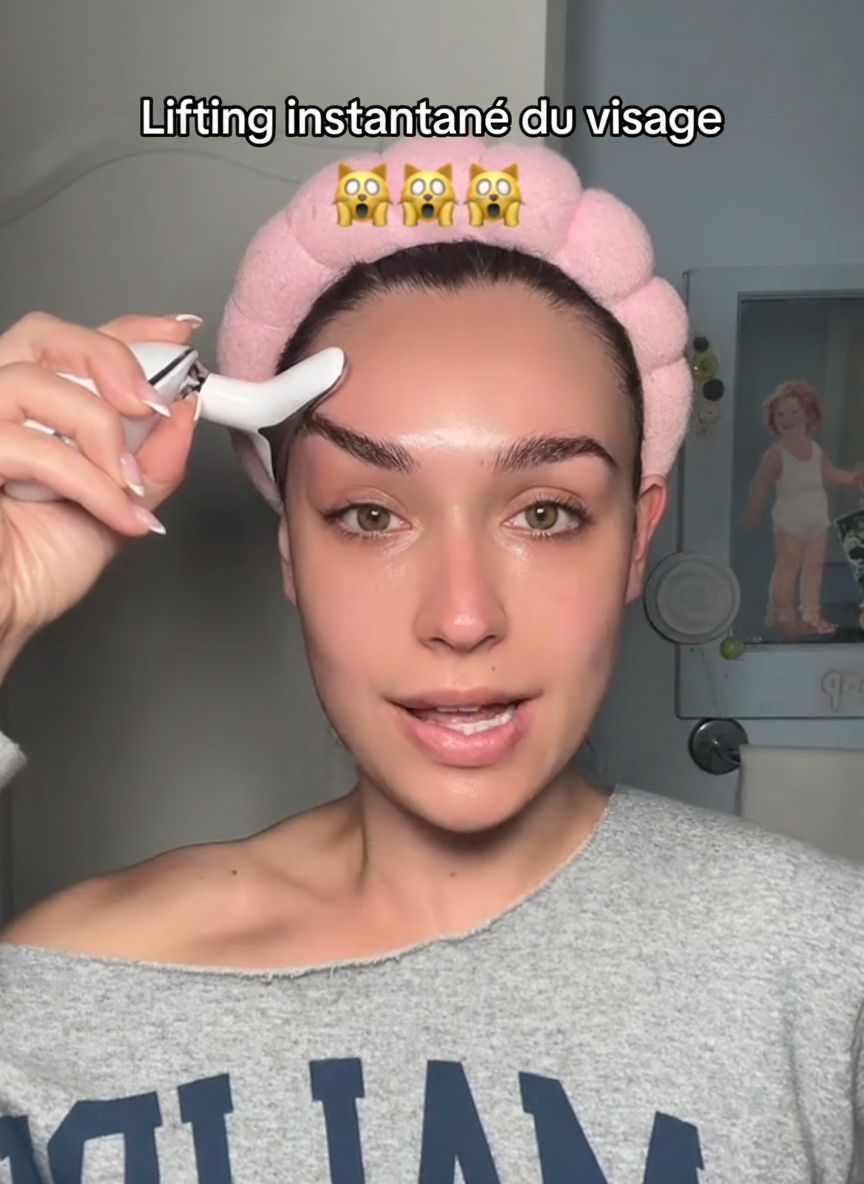 Appareil de massage liftant éclatant pour le visage et le cou de Jeunesse Élégante