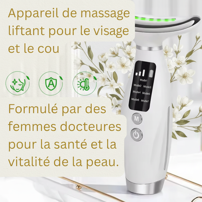 Appareil de massage liftant éclatant pour le visage et le cou de Jeunesse Élégante